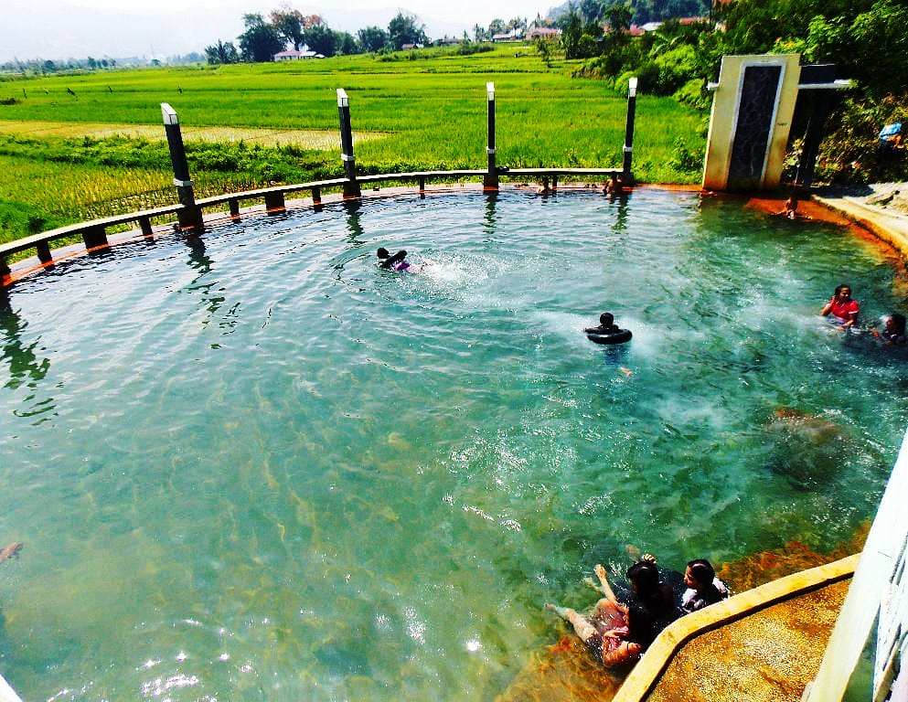 Penampakan Pemandian Air Soda Tarutung. Foto: @explorewisatasumut