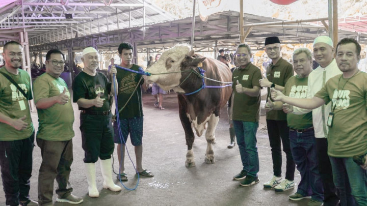 Pegadaian Berkurban Salurkan 774 Ekor Hewan Kurban di Seluruh Indonesia