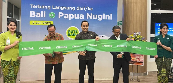 Lunasi Janji, Rute Penerbangan Bali-Papua Nugini Diresmikan