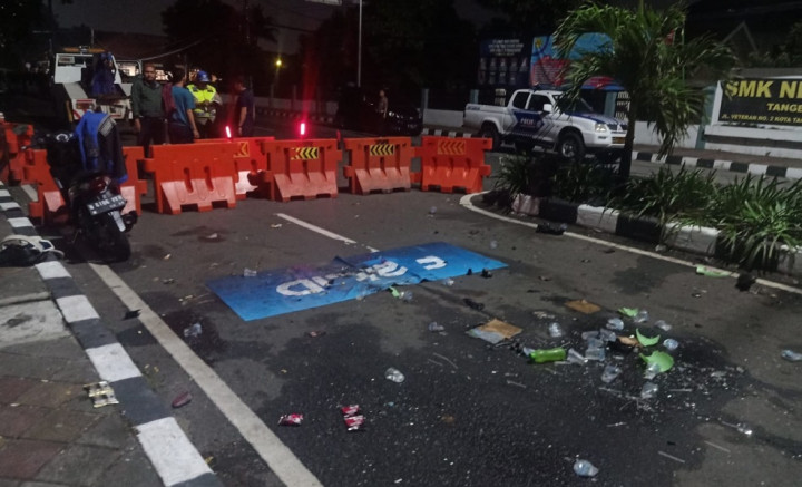 3 Petugas Dishub Kota Tangerang Terluka Usai Ditabrak Pemuda Mabuk