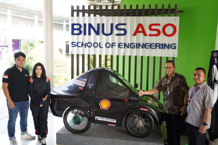 Mahasiswa Binus ASO School of Engineering Unjuk Gigi di Shell Eco-Marathon 2023