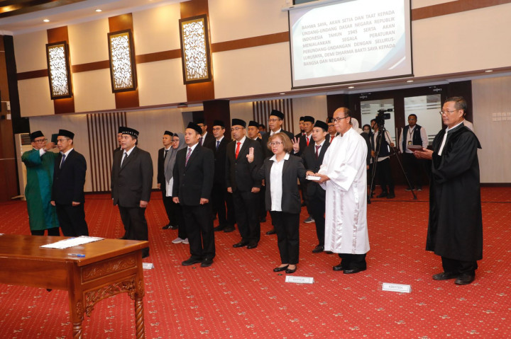 Menaker Lantik Pejabat Tinggi Pratama Kemenaker