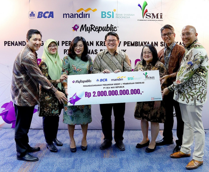 MyRepublic Tandatangani Pinjaman Sindikasi Rp2 Triliun