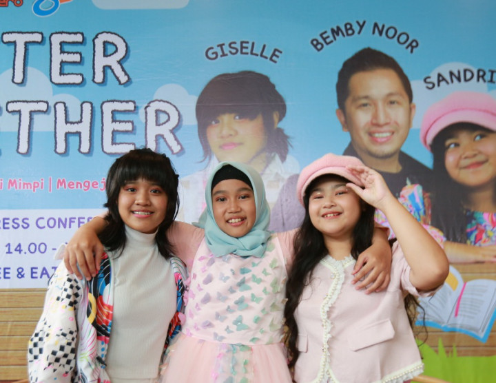Misi Bemby Noor Kibarkan Lagi Lagu Anak-Anak lewat Giselle, Sabil, dan Sandrica