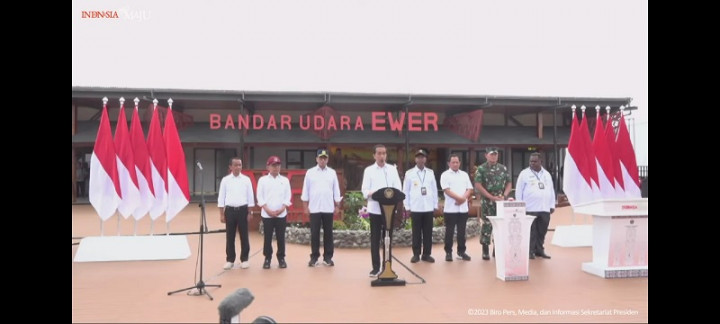 Bandara Ewer Asmat Diresmikan, Presiden: Mempercepat Mobilitas