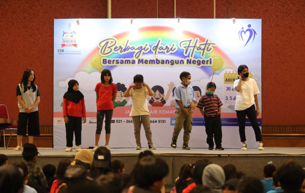 PT. Jakarta International Expo (JIEXPO) selaku pihak penyelenggara event Jakarta Fair menggelar program CSR di bidang pendidikan anak berkebutuhan khusus.. (Foto: Dok. Ist)