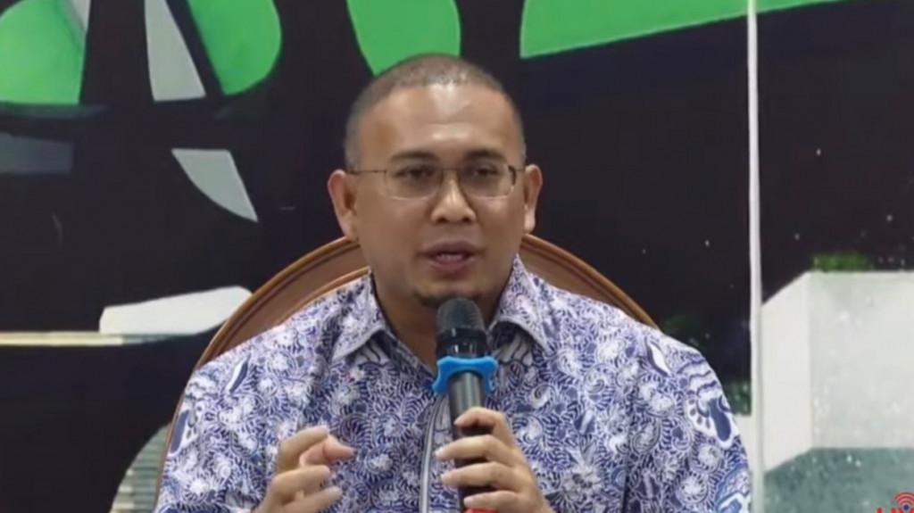 Politikus Gerindra Andre Rosiade dalam diskusi bertajuk 'Kemesraan Elite dan Otak-Atik Pilpres 2024'. Medcom.id/Fachri Audhia Hafiez