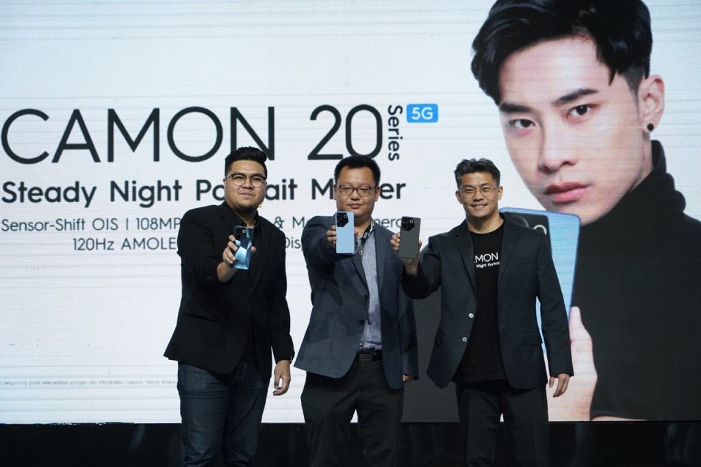 Acara peluncuran Tecno Camon 20 Series