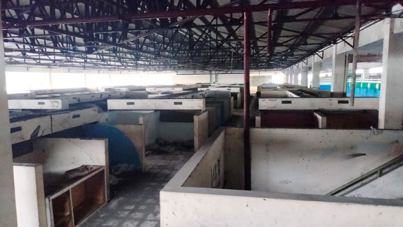 Kondisi Blok G Pasar Tanah Abang. Foto: Medcom.id/Christian