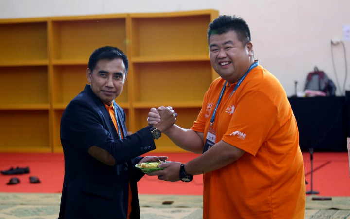 Pererat Hubungan Pusat dan Daerah, PBSI Gelar Tumpengan