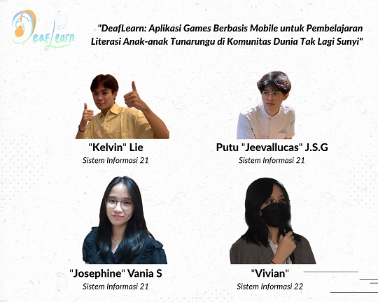 DeafLearn, Aplikasi Bikinan Mahasiswa UKDW Bantu Anak Tunarungu Belajar Lewat Game