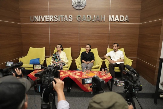 Konferensi pers di UGM soal antraks. DOK UGM