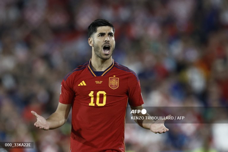Gelandang PSG, Marco Asensio (AFP/Kenzo Tribouillard)