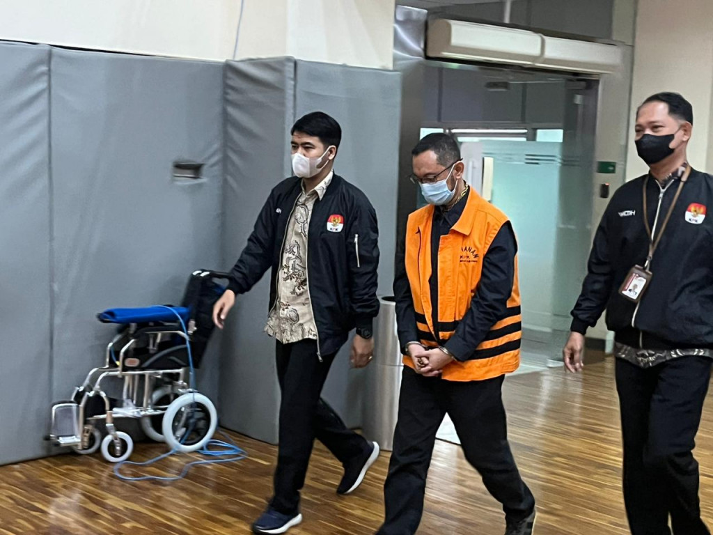 Mantan Kepala Bea Cukai Makassar Andhi Pramono ditahan KPK/Medcom.id/Candra