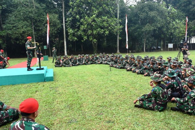 Danjen Kopassus Buka Latihan Terpusat Persiapan Lomba Tembak AARM Thailand