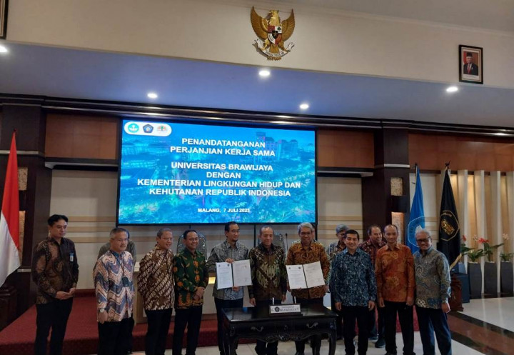 KLHK & Universitas Brawijaya Teken 4 Perjanjian Kerja Sama Lingkungan Hidup