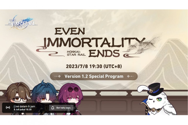 Siap-siap, Honkai: Star Rail Gelar Live 6 Jam Lagi