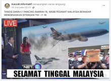 [Cek Fakta] Pesawat Tempur Malaysia Ditangkap TNI AU? Ini Faktanya