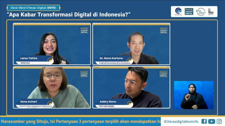 Transformasi Digital Harus Segera Diwujudkan di Segala Bidang