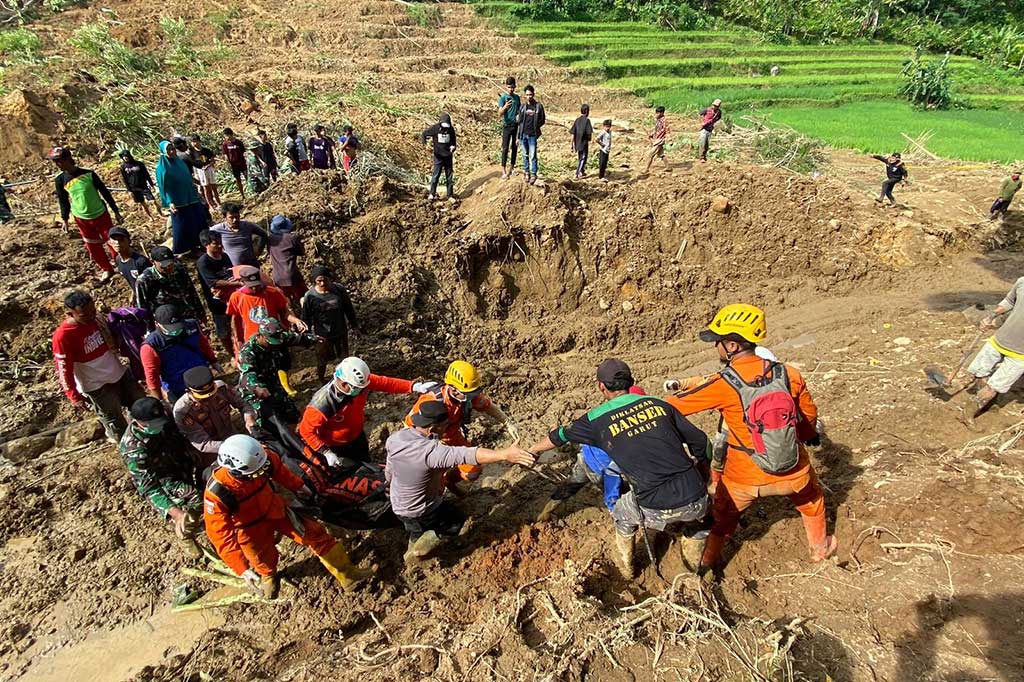 Satu Korban Longsor Garut Ditemukan Meninggal