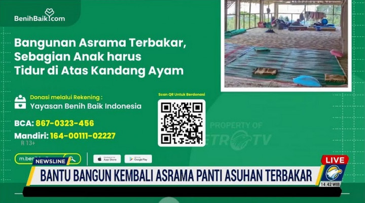 Malang Nian, Anak Panti Asuhan Tempati Bekas Kandang Ayam akibat Kebakaran