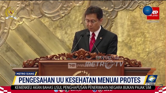 Pengesahan UU Kesehatan Panen Protes Kelompok Dokter dan Perawat