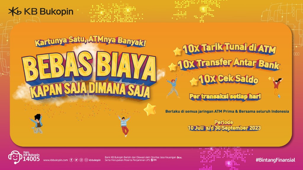 PT Bank KB Bukopin Tbk memperkenalkan layanan untuk nasabah pensiun untuk mengambil dana pensiun secara gratis di ATM. (Foto: Dok. KB Bukopin)