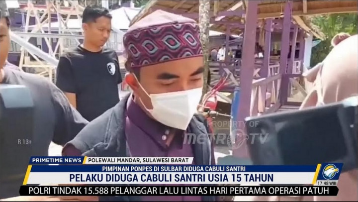 Pimpinan Ponpes di Sulbar yang Cabuli Santri Ditangkap