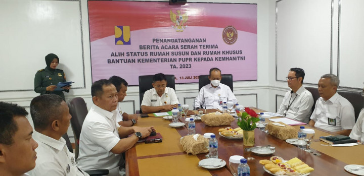 Aset BMN Senilai Rp1,49 Triliun Diserahkan ke Kemenhan