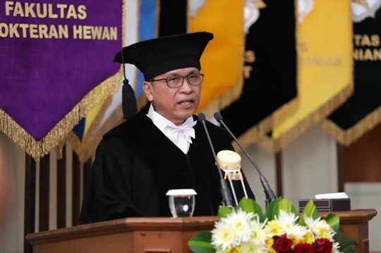 Ugm Kukuhkan Wisnu Nurcahyo Sebagai Guru Besar Parasitologi