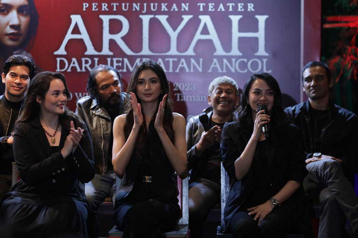 Konpers Jelang Pementasan Teater 'Ariyah dari Jembatan Ancol'