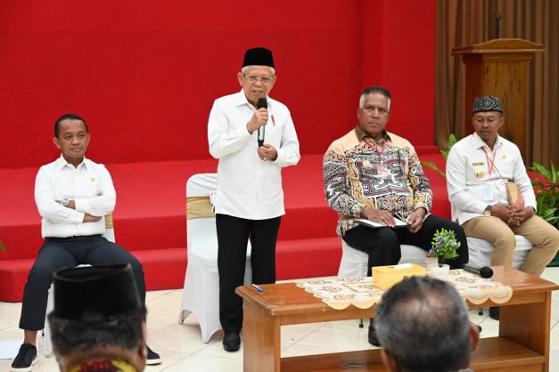 Dialog dengan Tokoh Agama di Papua, Wapres Ingatkan Pentingnya Menjaga Kerukunan