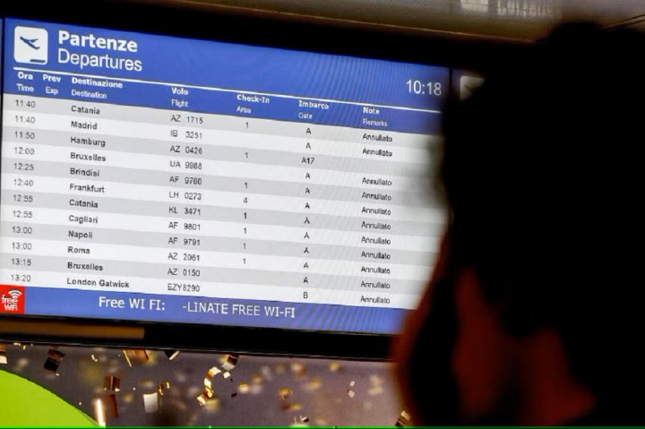Aksi Mogok Transportasi Udara di Italia Batalkan Ratusan Penerbangan