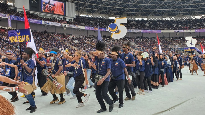 Parade Budaya Apel Siaga Perubahan NasDem Diawali dari Papua