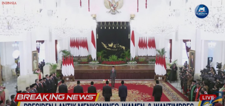 Presiden Jokowi Lantik Menkominfo dan 5 Wakil Menteri
