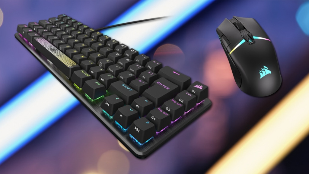 Nightsabre Wireless Gaming Mouse & K65 Pro Mini (TweakTown)