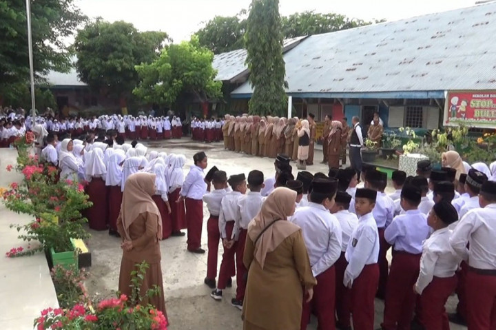 Beragam Kegiatan Menarik Awali Hari Pertama Sekolah di Pidie