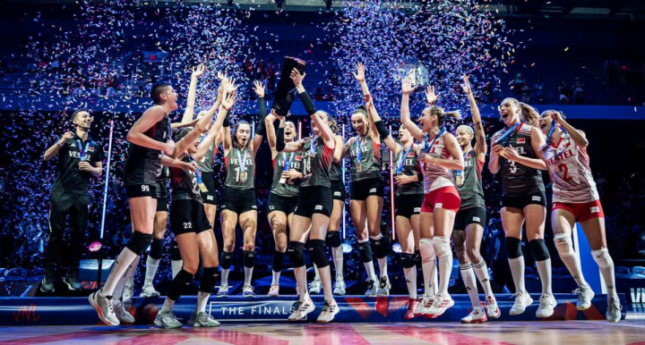 Turki Rebut Medali Emas Putri VNL 2023