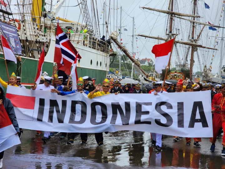 Bangga! KRI Bima Suci Menang Kapal Terbaik di <i>Event Tall Ship</i> Race Norwegia