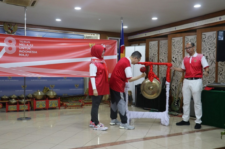 KJRI Kota Kinabalu Memulai Kick-off Rangkaian Peringatan HUT ke-78 RI