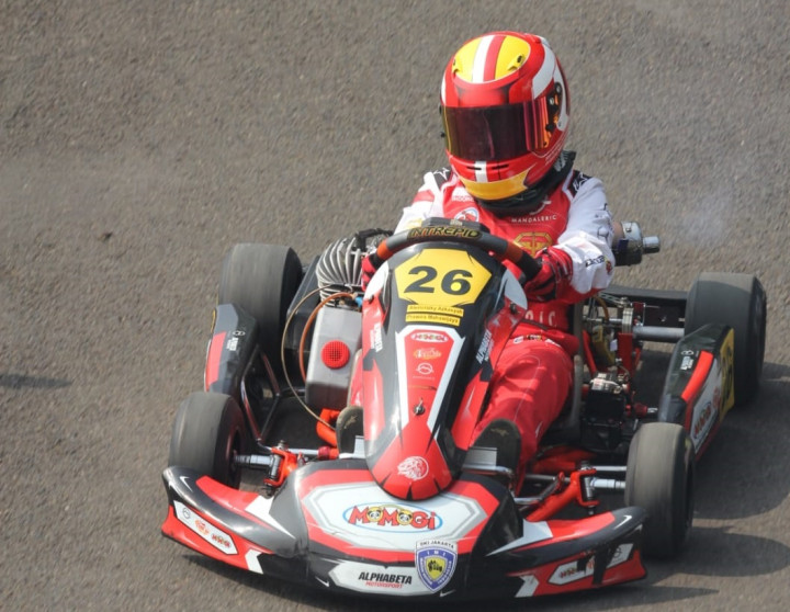 Promosi ke Mini Rok, Pegokart Cilik Ini Raih Podium di Ajang Rok Cup Asia
