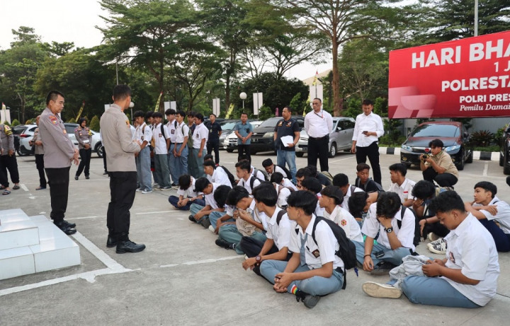 Hari Pertama Masuk Sekolah, 69 Pelajar di Tangerang Ditangkap Hendak Tawuran