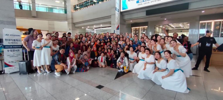 Gitabumi Shine Voice Raih Emas di World Choir Games 2023 Korsel