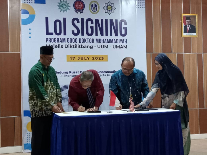 PP Muhammadiyah Gandeng UUM Cetak 1.000 Doktor