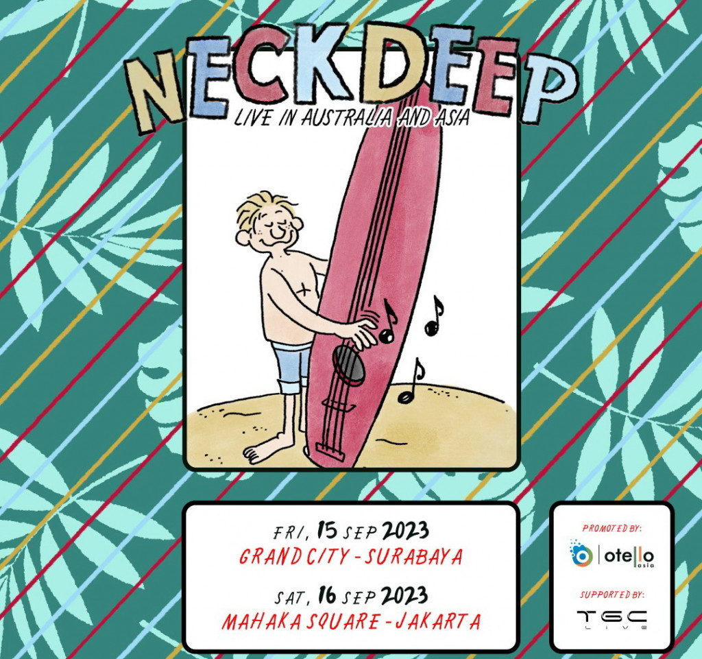 Konser Neck Deep di Jakarta dan Surabaya (Foto: instagram)