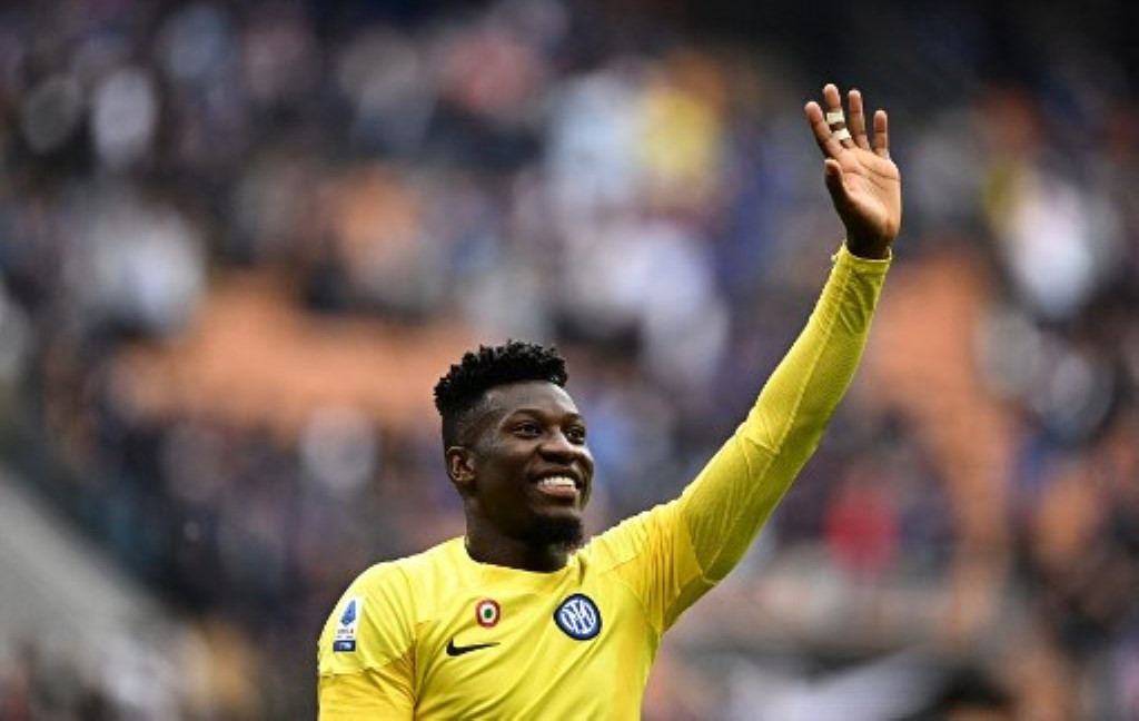 Andre Onana. (Foto: AFP/Gabriel Bouys)