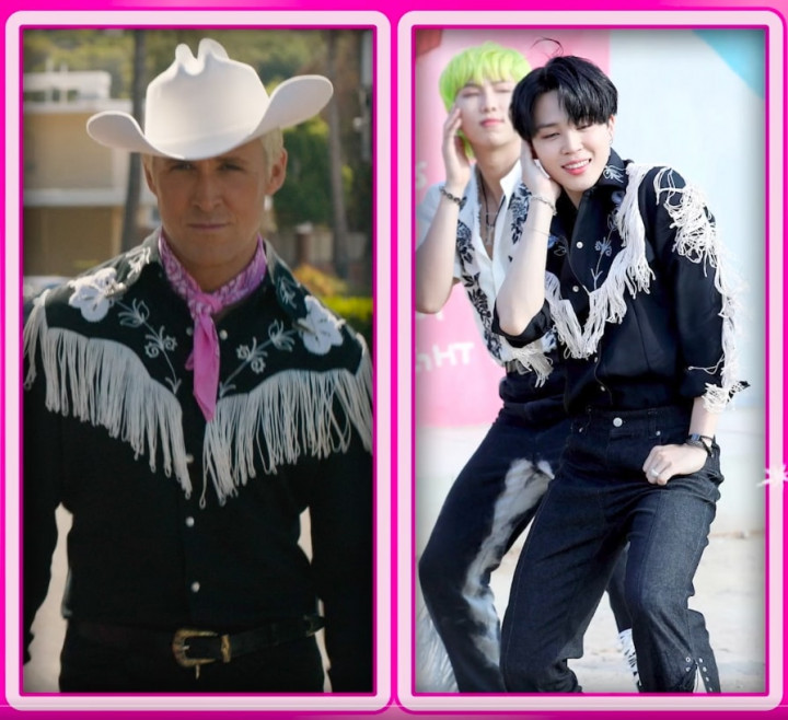 Pakai Baju Sama, Ryan Gosling Ingin Kasih Gitar Ken di Film Barbie ke Jimin BTS