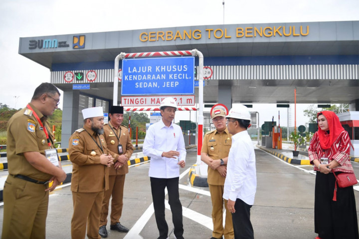 Presiden: Keberadaan Jalan Tol Tingkatkan Perekonomian Bengkulu
