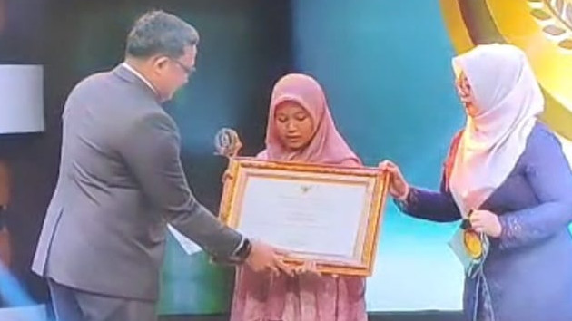 Keren! Siswi MAN 4 Jakarta Dianugerahi Tokoh Anak Inspiratif dari KPAI