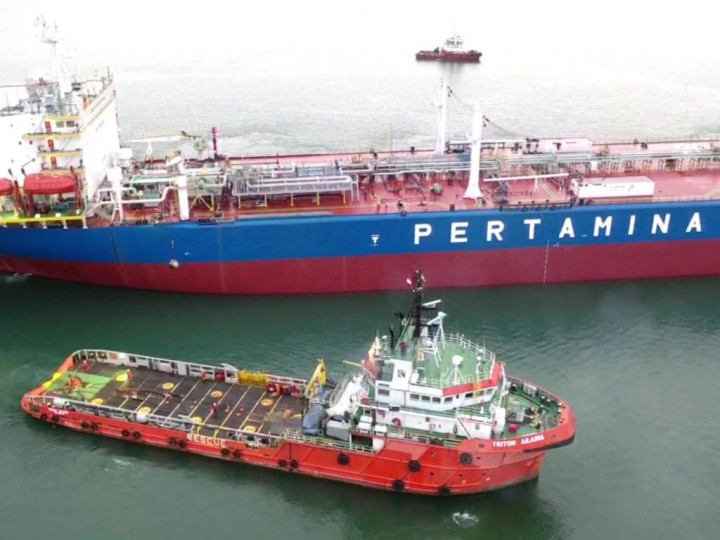 Demi Ketahanan Energi, Kapal PTK Bantu Towing FSO Pertamina Abherka